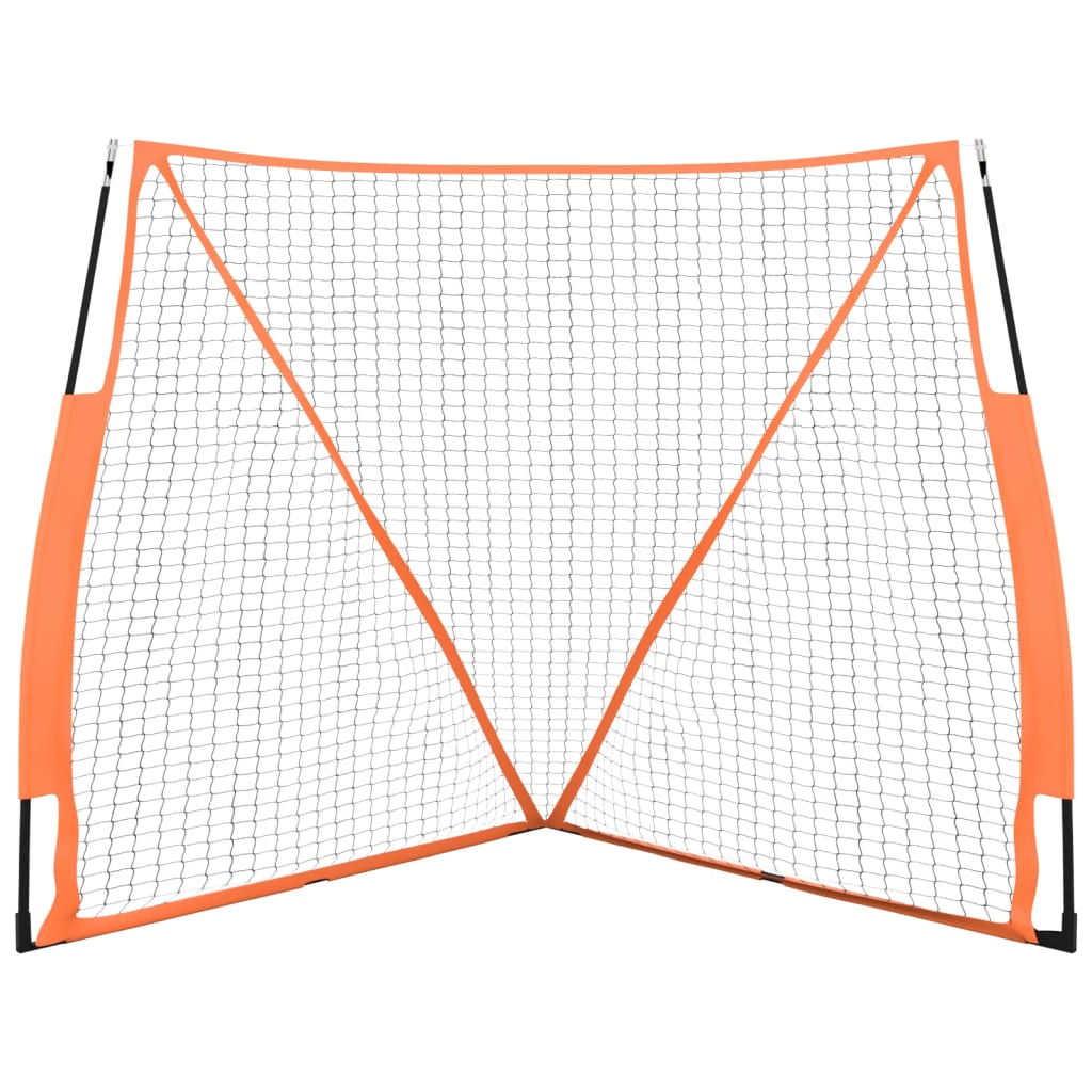 Vidaxl baseballová síť přenosná 183x182x183cm Steel Polyester Orange Black