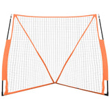 Vidaxl baseballová síť přenosná 183x182x183cm Steel Polyester Orange Black