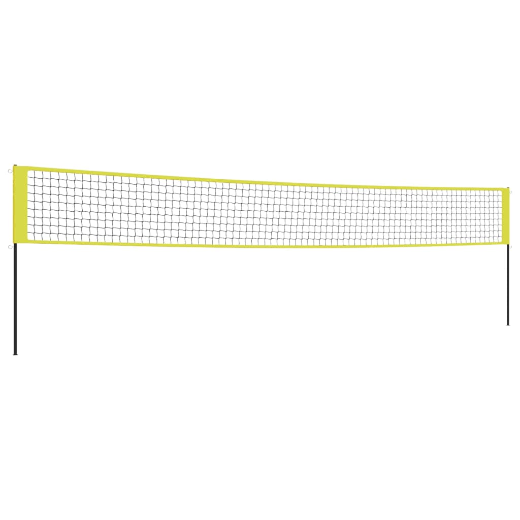 Vidaxl VolleyballNet 823x244 cm pe stof gul og sort