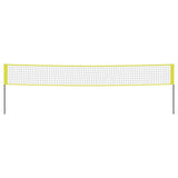 VidaXL Volleybalnet 823x244 cm PE-stof geel en zwart