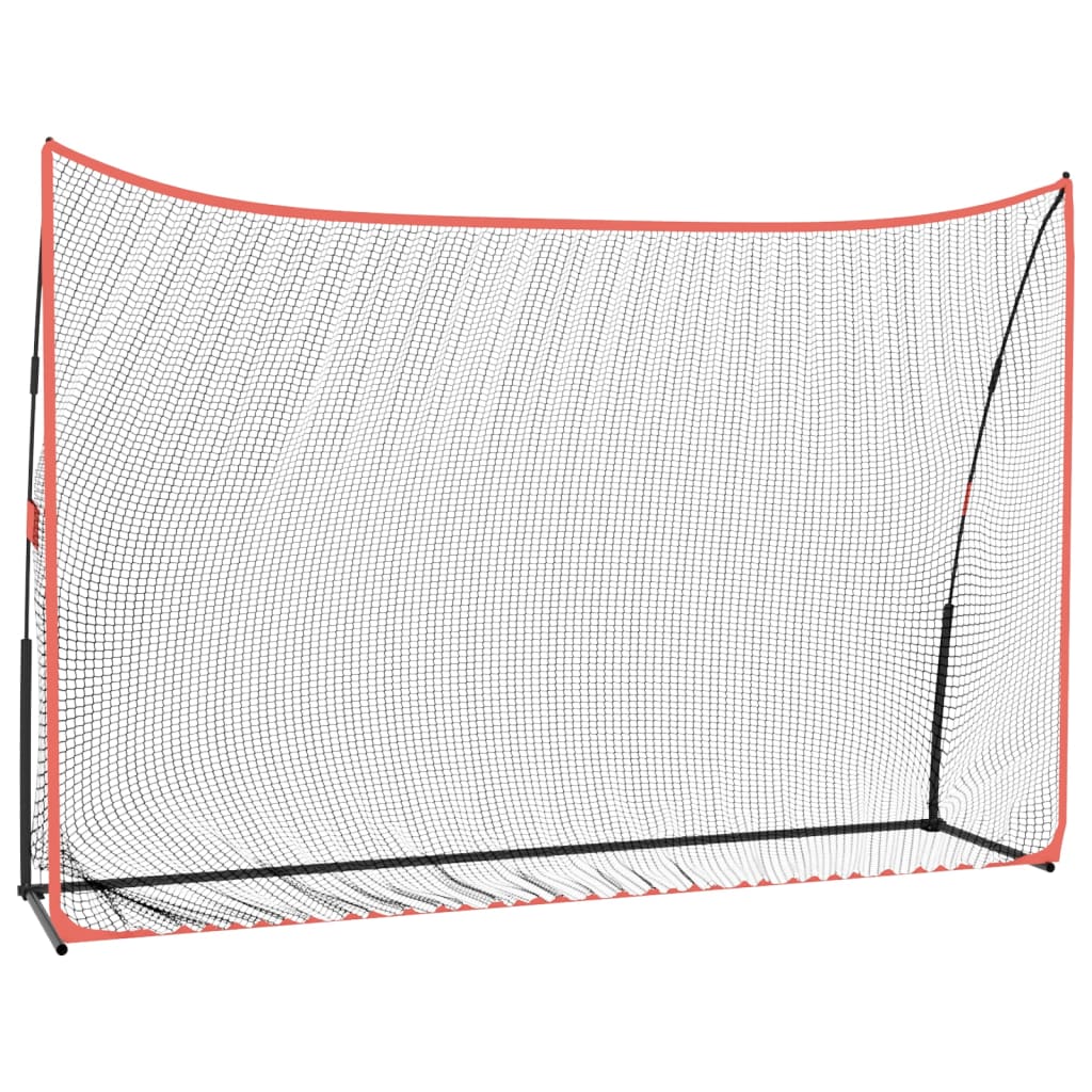 Vidaxl Golf Training Network 305x91x213 cm poliéster negro y rojo