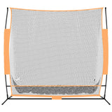 Vidaxl Golf Training Network 215x107x216 cm poliéster negro y naranja