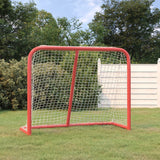 Vidaxl Hockey target 183x71x122 cm Polyester Red and White