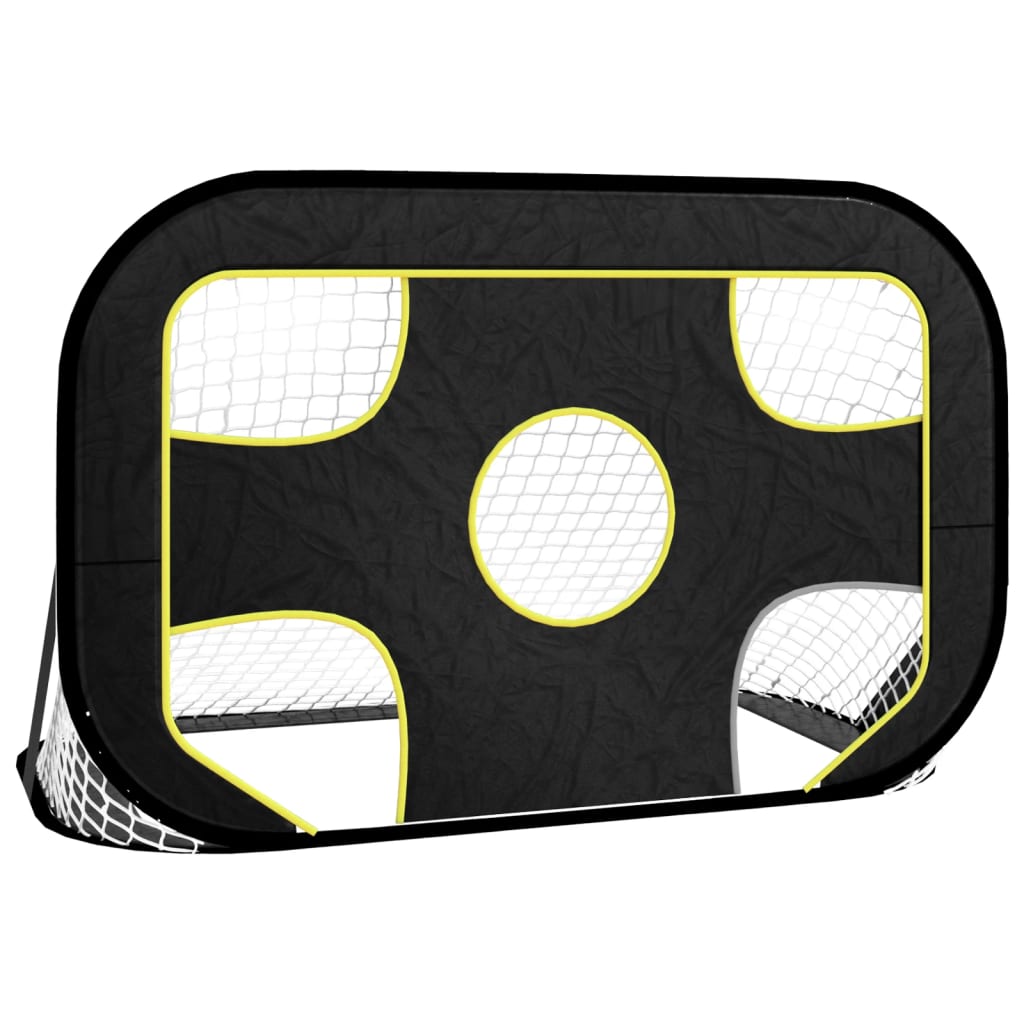 VIDAXL -Fußballtor mit Target 120x80x80 cm Polyester