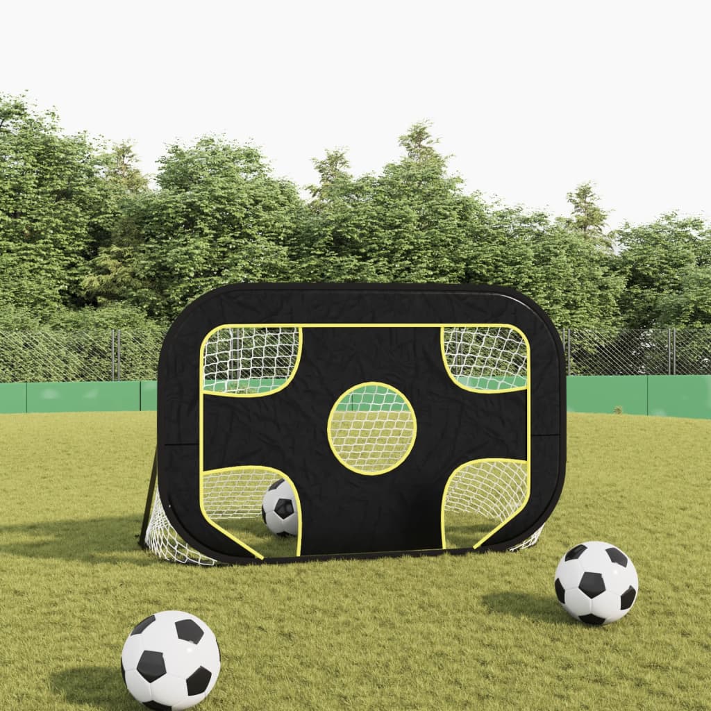 VIDAXL -Fußballtor mit Target 120x80x80 cm Polyester