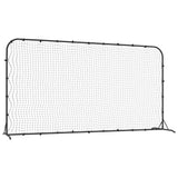 Vidaxl Rebounder 366x90x183 cm HDPE Negro