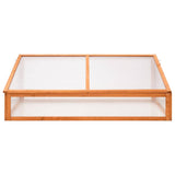 VIDAXL rastlinjak 110x58.5x39 cm borov oranžni