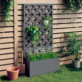 Plantador Vidaxl con Latwerk 65x33x135 cm HKC