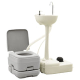 Vidaxl Camping toilet and Washbasin with Water Tank