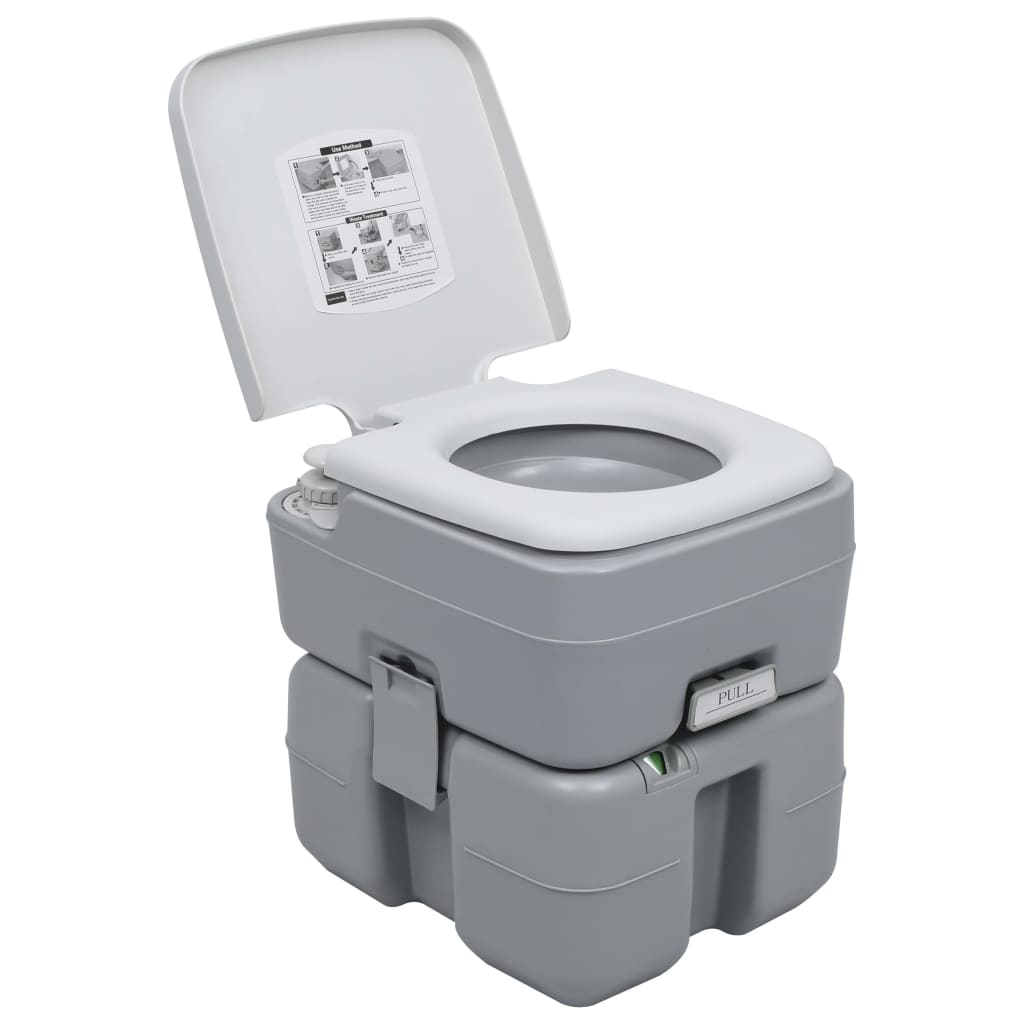 Vidaxl Camping Toilet et lavabo avec réservoir d'eau