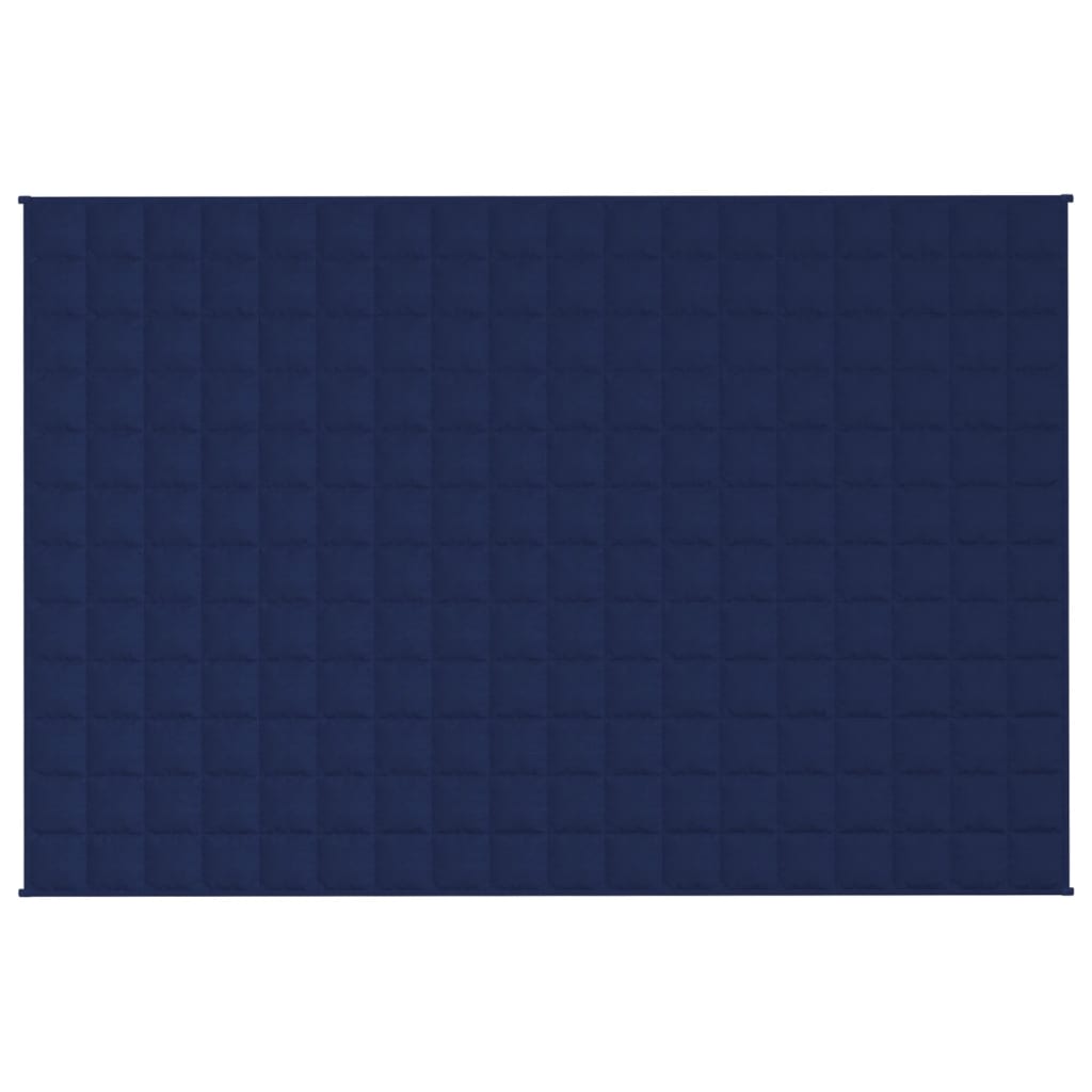 VidaXL Verzwaringsdeken 122x183 cm 5 kg stof blauw