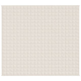 Vidaxl Svage tæppe 200x220 cm 9 kg stof Lys creme -farvet