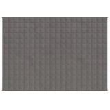 VIDAXL Coperta debole 152x203 cm 7 kg di tessuto grigio