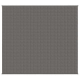 VIDAXL Coperta debole 200x230 cm 9 kg di tessuto grigio