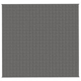 VIDAXL Coperta debole 220x230 cm 11 kg Fassoso grigio