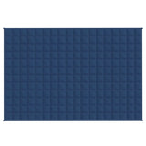 Vidaxl schwache Decke 137x200 cm 10 kg Stoff blau