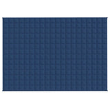 Vidaxl schwache Decke 135x200 cm 6 kg Stoff blau