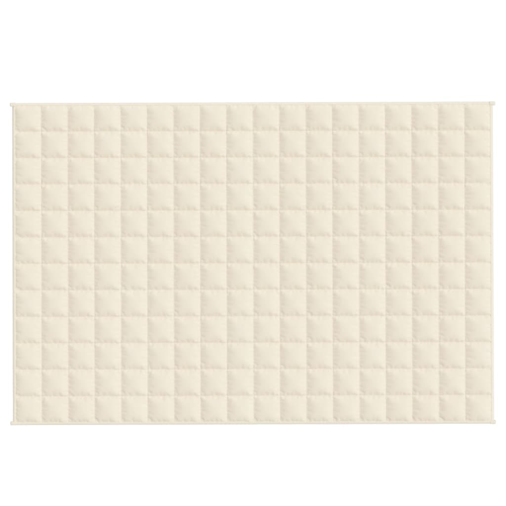 Vidaxl schwache Decke 122x183 cm 5 kg Stofflampencreme -Colored