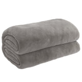 VidaXL Weakage blanket with cover 152x203 cm 11 kg fabric gray