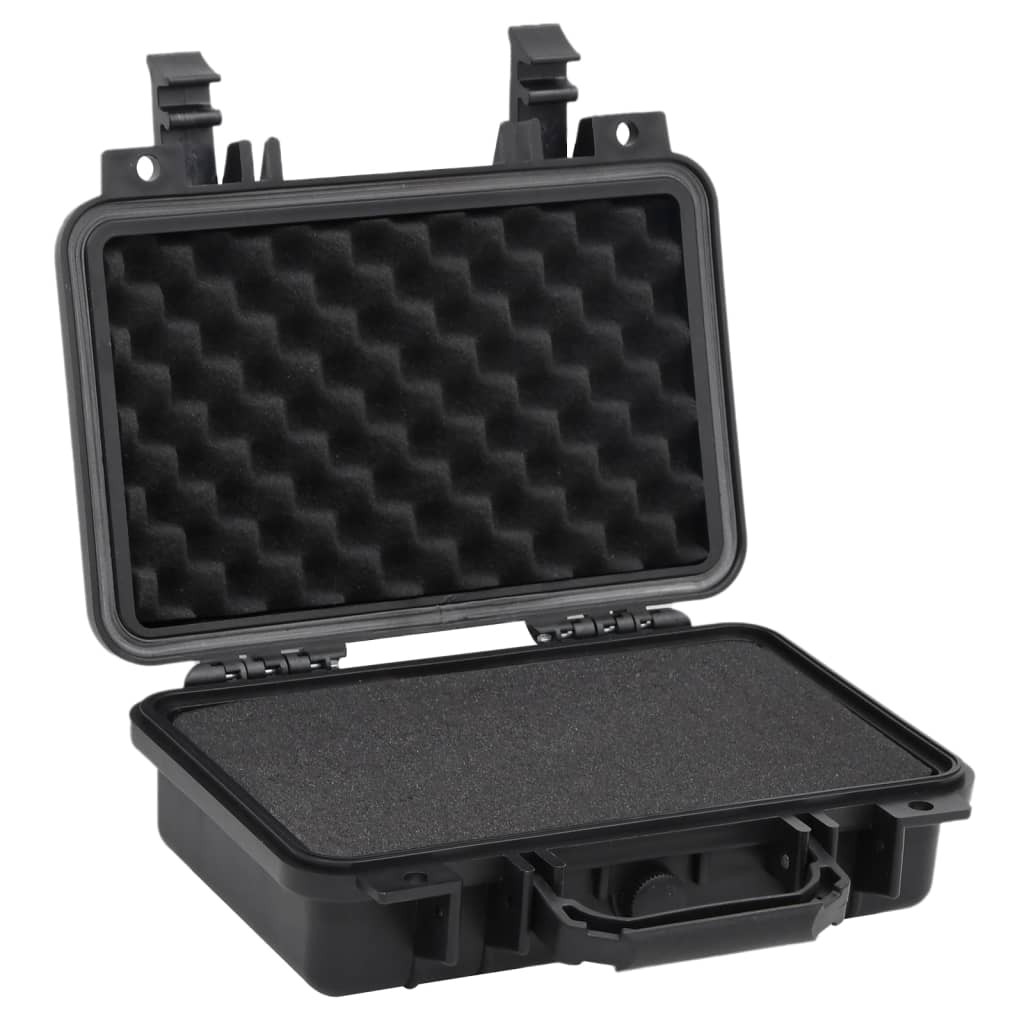 Vidaxl FlightCase portatile 30x22x10 cm pp nero