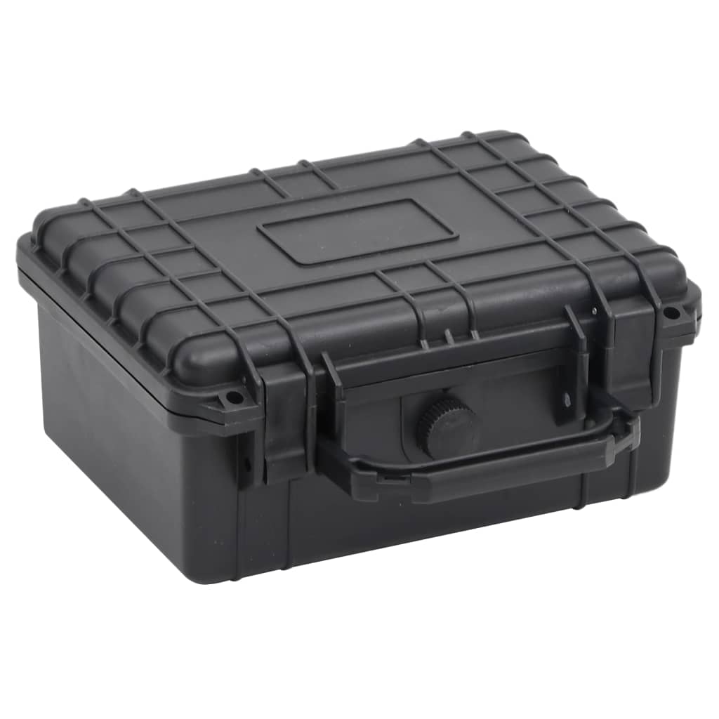 Vidaxl FlightCase Portable 24x19x11 CM PP Black