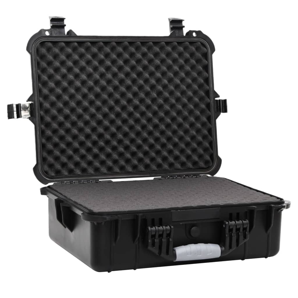 Vidaxl FlightCase portable 52x40x19 cm pp noir