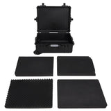 Vidaxl Flightcase sobre ruedas 63x50x23 cm pp negro