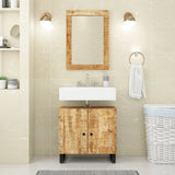 Vidaxl Mirror 70x50 cm Solid mango wood and glass