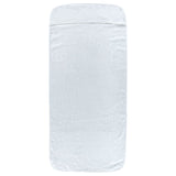 Serviettes à brin de vidaxl 2 pcs 400 g m² 60x135 cm tissu blanc