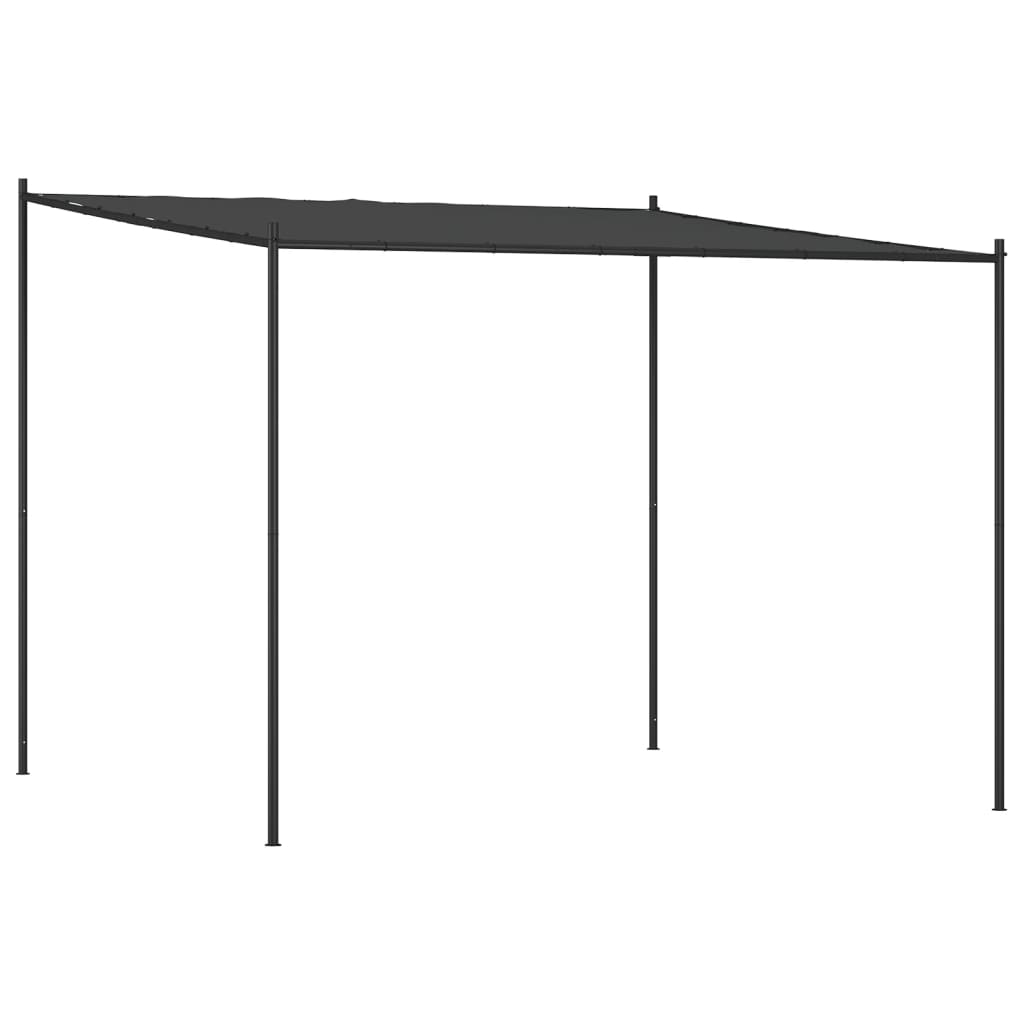 Vidaxl arbor 3x3 m 180 g m² fabric and steel anthracite -colored