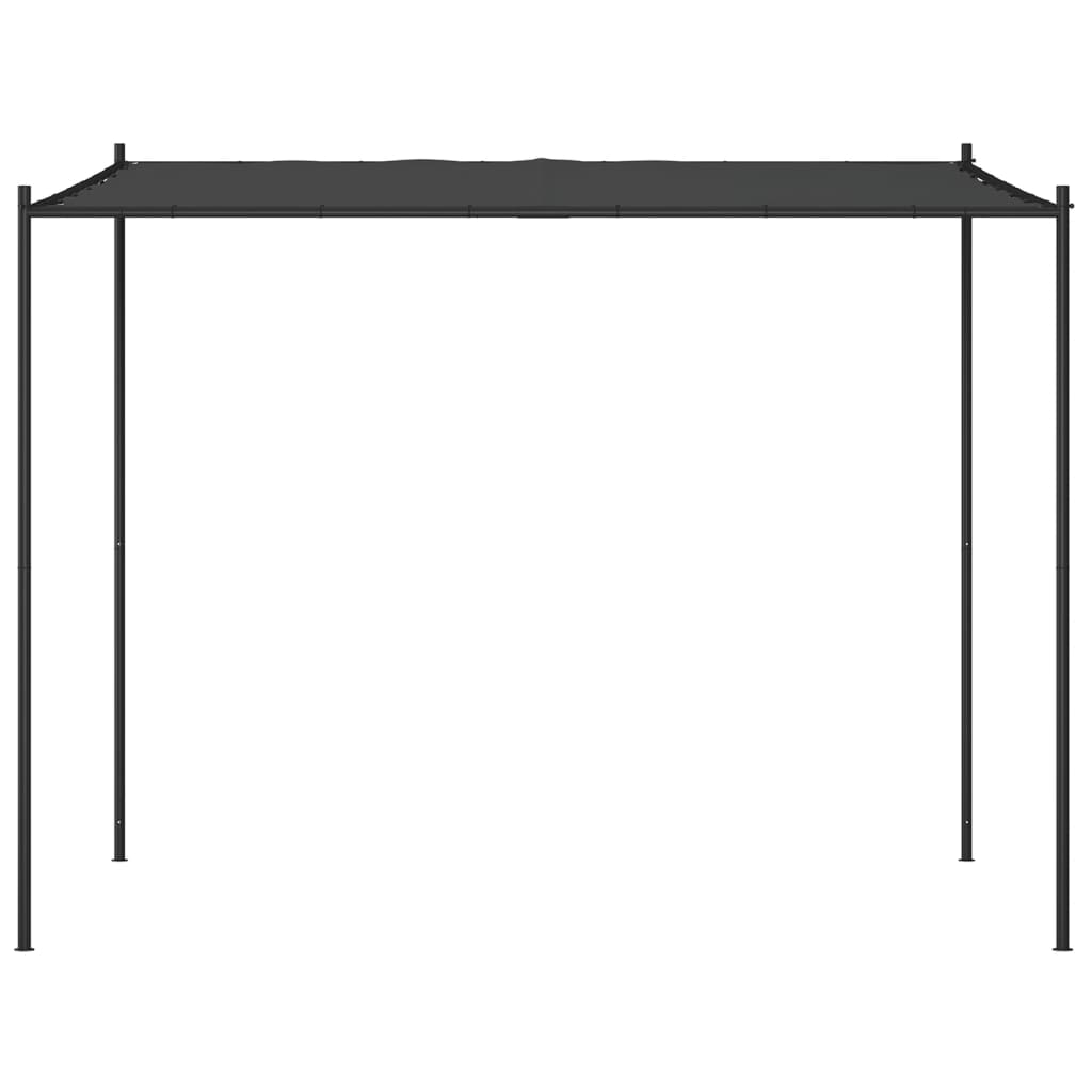 Vidaxl arbor 3x3 m 180 g m² fabric and steel anthracite -colored