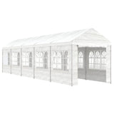 Vidaxl Arbor med tak 11.15x2.28x2.69 m polyetylenhvit