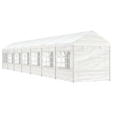 Vidaxl Arbor med tak 15.61x2.28x2.69 m polyetylenhvit