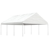 Vidaxl Arbor con tetto 6.69x5.88x3,75 m polietilene bianco