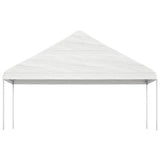 Vidaxl Arbor con tetto 6.69x5.88x3,75 m polietilene bianco