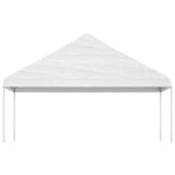 Vidaxl Arbor med tak 8.92x5.88x3.75 M Polyeten vit