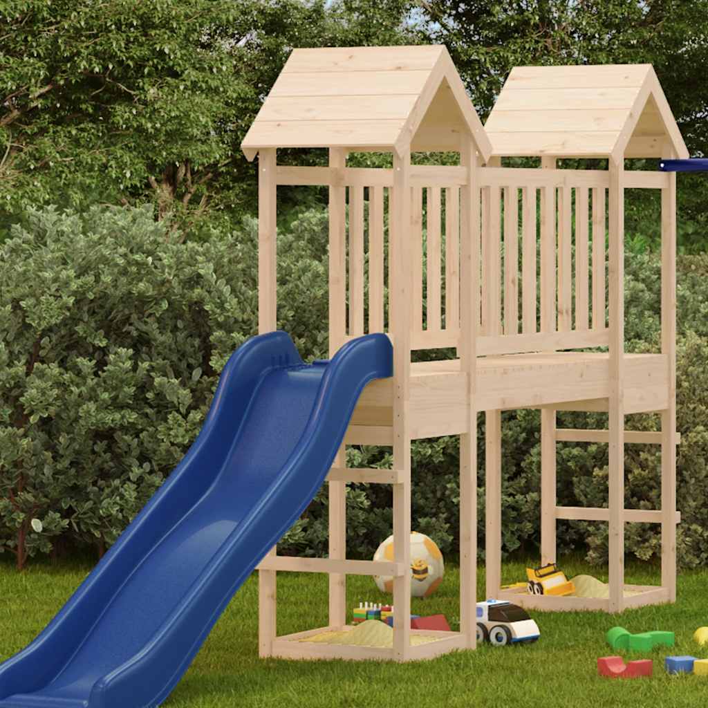 Vidaxl Play Tower 53x46.5x194 cm trden bor