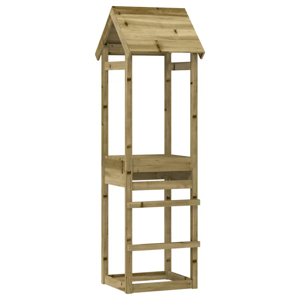 Vidaxl Play Tower 53x46.5x194 cm impregnerad tall