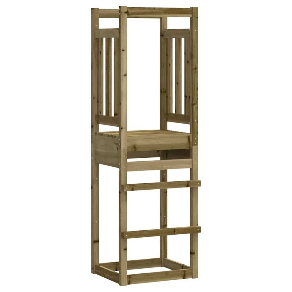 Vidaxl Play Tower 53x46.5x169 cm Pine impregnado