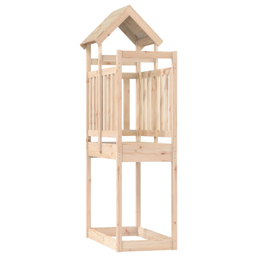 Vidaxl Play Tower 52.5x110.5x214 cm Solid furu