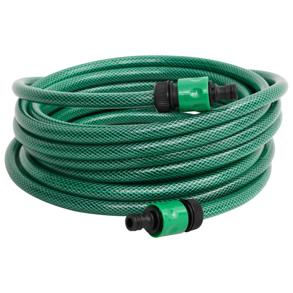 VidaXL Zwembadslang 10 m PVC groen