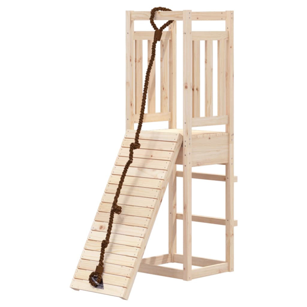 Vidaxl Speelhuis with climbing wall Solid pine