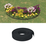 Vidaxl Garden Edges 3 St. 10 m 10 cm polyethylen sort