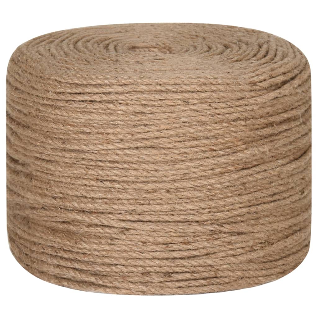 Vidaxl Seel 50 m laang 4 mm décke Jute