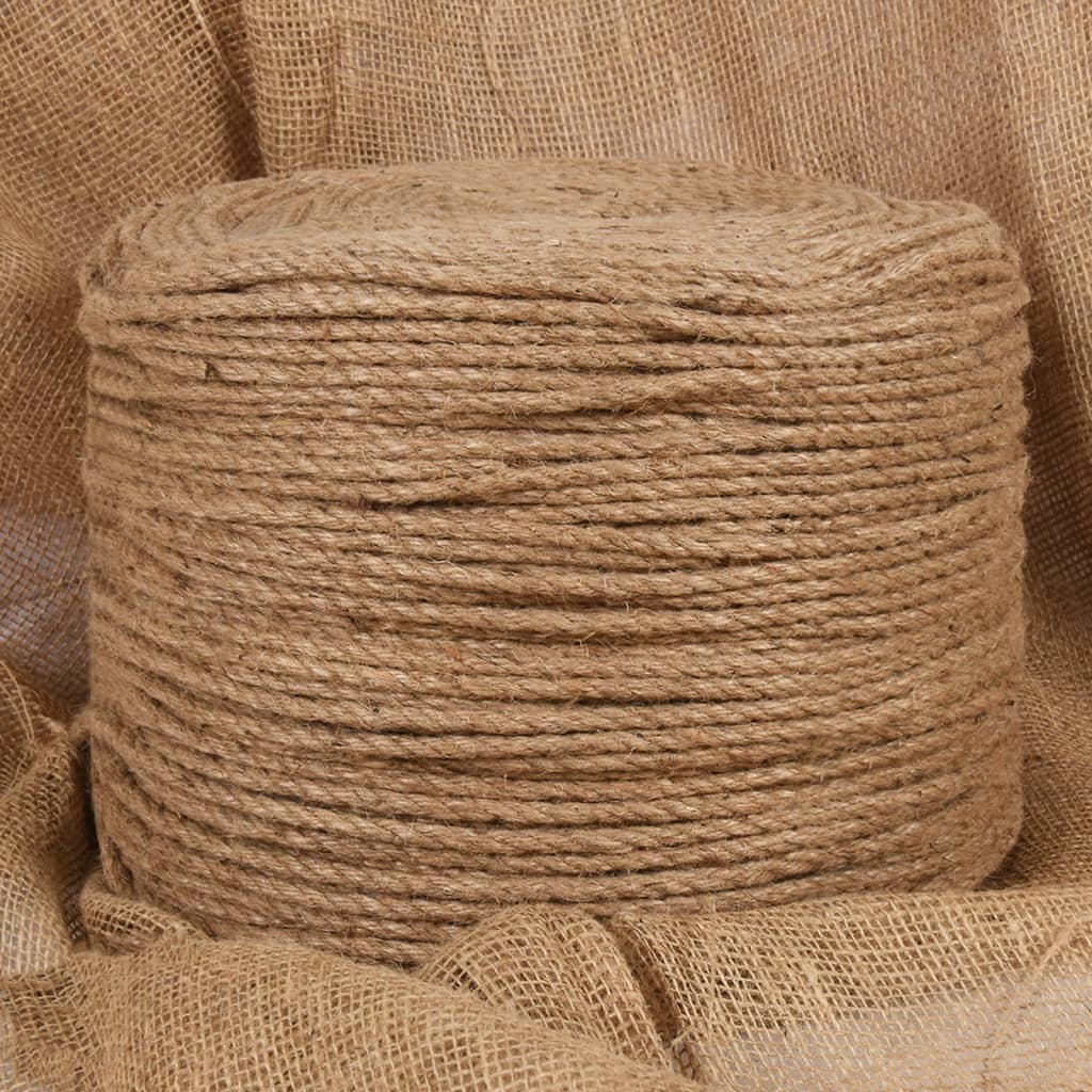 Vidaxl Rope 100 m laang 8 mm décke Jute