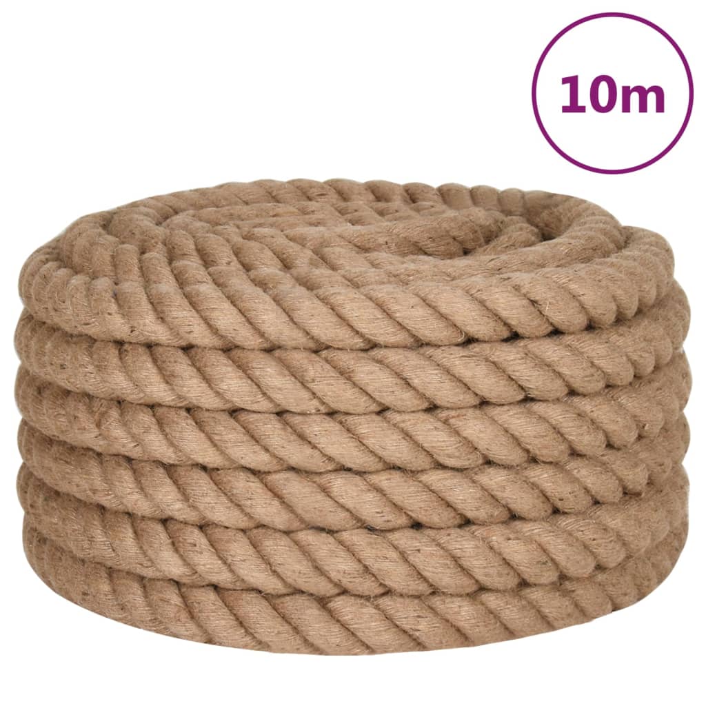 Vidaxl Rope 10 m laang 30 mm décke Jute