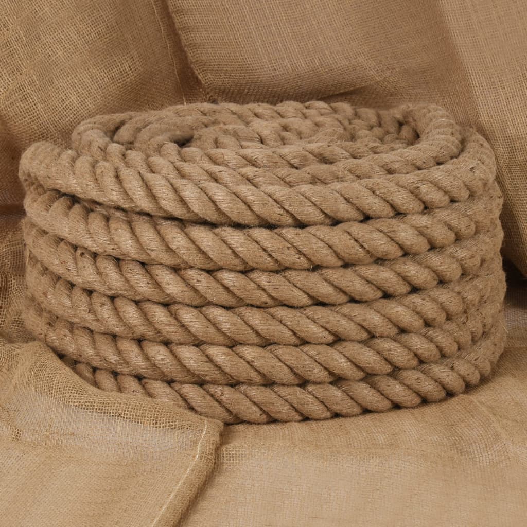 Vidaxl Rope 10 m laang 30 mm décke Jute