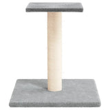 Vidaxl scratching post with platform 38 cm light gray