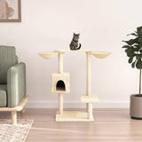 Vidaxl Cat Furniture con graffi di crema da 82 cm colorato