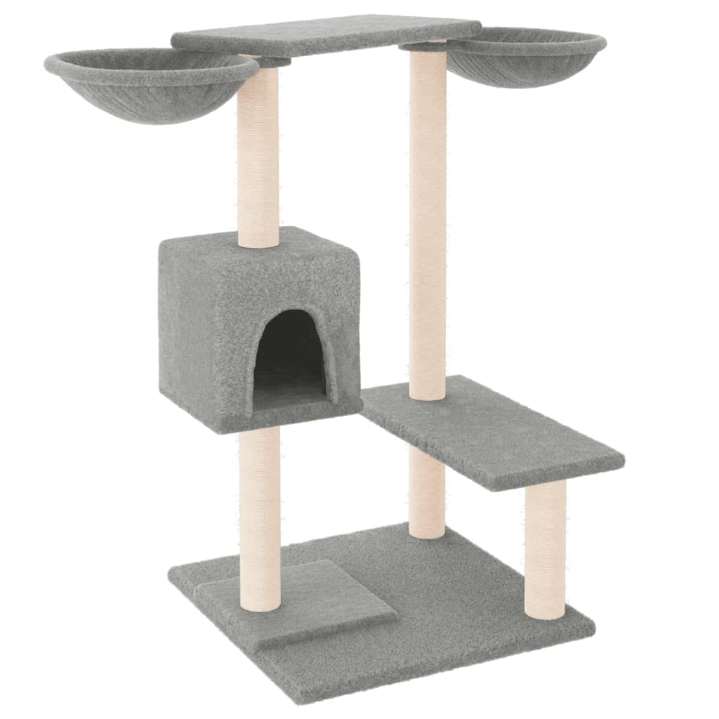 Vidaxl Cat Furniture con graffi di 82 cm grigio chiaro